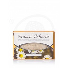 Φυσικό σαπούνι για κάθε τύπο δέρματος με μαστίχα, ελαιόλαδο & χαμομήλι, Χίου "Άνεμος" 125g 