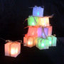 Set-of-4-Color-Changing-2-034-Square-LED-Gift-Box-Indoor-Tree-Ornaments