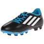 adidas Performance Conquisto Firm-Ground J Soccer Cleat ,Black/White/Solar Blue,1 M Big Kid Us