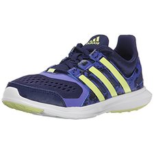 adidas Performance Hyperfast 2.0 K Running Shoe (Little Kid/Big Kid),Midnight Indigo/Purple/Yellow/Semi Night Flash/Purple,11.5 M US Little Kid