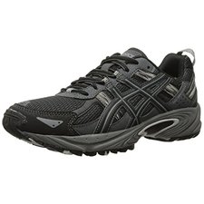 ASICS Gel Venture 5 GS Trail Running Shoe (Little Kid/Big Kid), Black/Onyx/Charcoal, 6 M US Big Kid