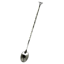 Cocktail Spoon and Muddler 11inch (Stainless Steel)