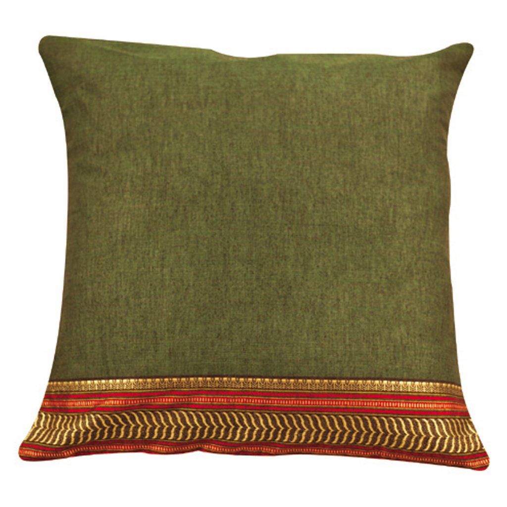 Dhaani Green Emerald Cushio...