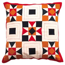 Dhaani Inlay Check Cushion Cover (Set of 2)