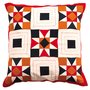 Dhaani Inlay Check Cushion Cover (Set of 2)