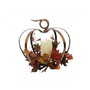 12.5 Autumn Harvest Battery Operated Led Lighted Pumpkin Candle Thanksgiving Decoration