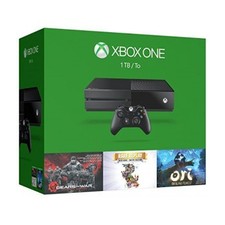 Xbox One 1Tb Console - 3 Games Holiday Bundle (Gears Of War: Ultimate Edition   Rare Replay   Ori And The Blind Forest)