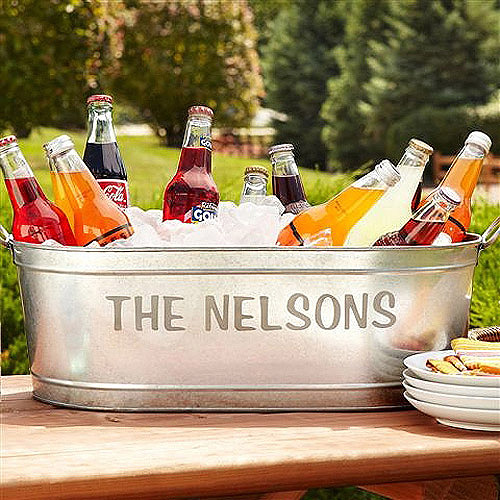 Personalized Galvanized Bev...