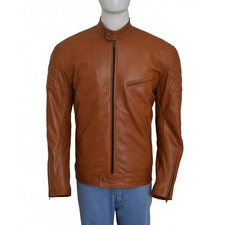 Brown Biker Fashionable Men’s Jacket