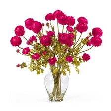 Ranunculus Liquid Illusion Silk Flower Arrangement