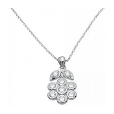 Plutus Brands Sterling Silver Flower Pendant