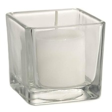 Votive Candle Holder Clear Square