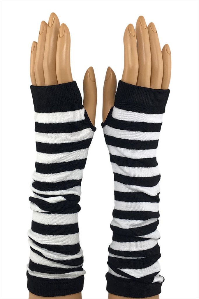 White and Black Stripe 12