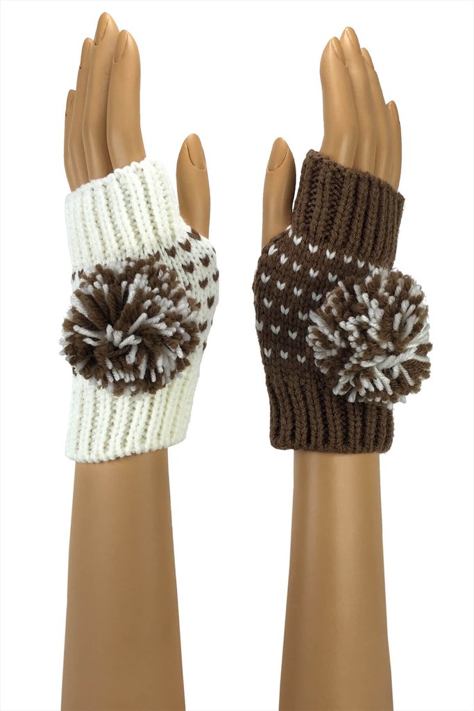 Brown and White Wrist Lengt...