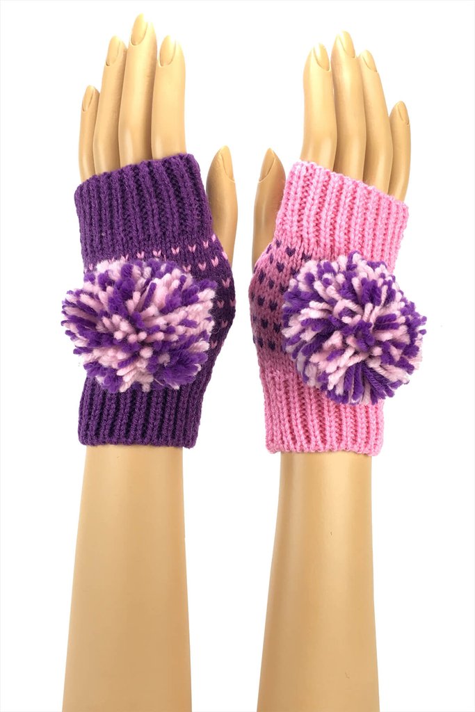 Purple and Pink Wrist Lengt...