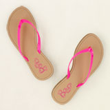 neon thong sandal