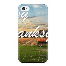 Anti-scratch Case Cover Phone Case Protective Happy Thanksgiving Case For Iphone 4/4s