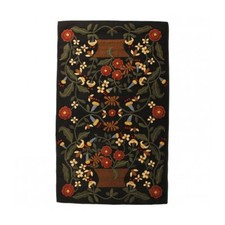 Homespice Hand Appliqued  Busy As Black