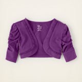 ruched dressy shrug