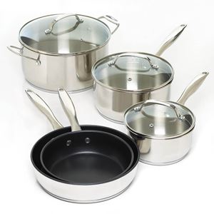8 Pc. Stainless Steel Cookw...