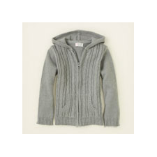 uniform zip-up hoodie sweater