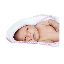 Topnotch Baby Hooded Baby Bath Towel, Pink