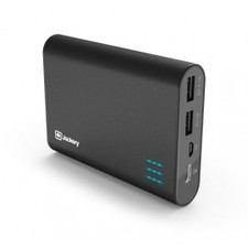 Jackery® Giant  Premium Portable Charger Aluminum 12000mAh Power Pack and External Battery Bank with Dual USB Port for Apple iPhone 6 Plus, 6, 5S, 5C, 5, 4S, iPad, Air, Mini, Samsung Galaxy S5, S4, S3, Note, Nexus, LG, HTC. Portable Battery Charger, iPad 