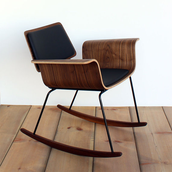 Molded plywood rocker "Roxy...