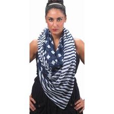 Navy Vogue Scarf