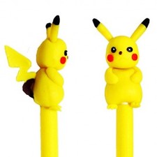 DIYJewelryDepot TM: Hand Made Polymer Clay Character Pen - Great for Christmas Stocking Stuffers and Gift (1 pc, Pokemon Pikachu)