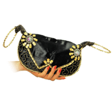 Black Potli Bag | Zarood