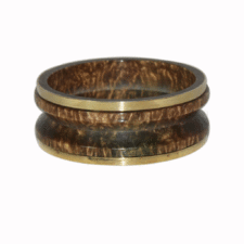 Woody Alloy Bracelet - Zarood -  Quality Fashion from the Heart of India