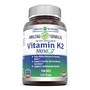 Amazing Nutrition Vitamin K2 Menaq7 100 Mcg 120 Vcaps - Supports Calcium Uptake and Bone Mineralization - Supports Healthy Bones* -- Supports Healthy Cardiovascular Function*
