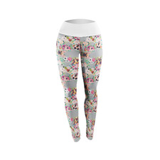 Pawesome Blossom | Yoga Pants - Yoga Pants -  - Puppies Make Me Happy - 1