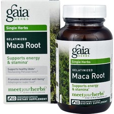 Gaia Herbs Maca Root  60 Caps