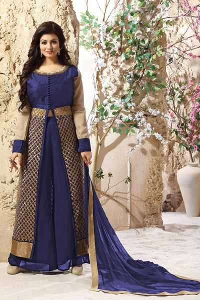 THANKAR DESIGNER NAVY BLUE ...
