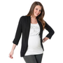 Bump Start Convertible Sleeve Open Front Maternity Cardigan