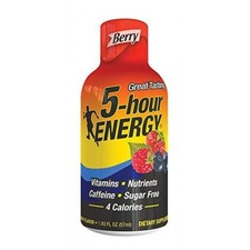 5 Hour Energy Drink Shot, Berry, 12 Count