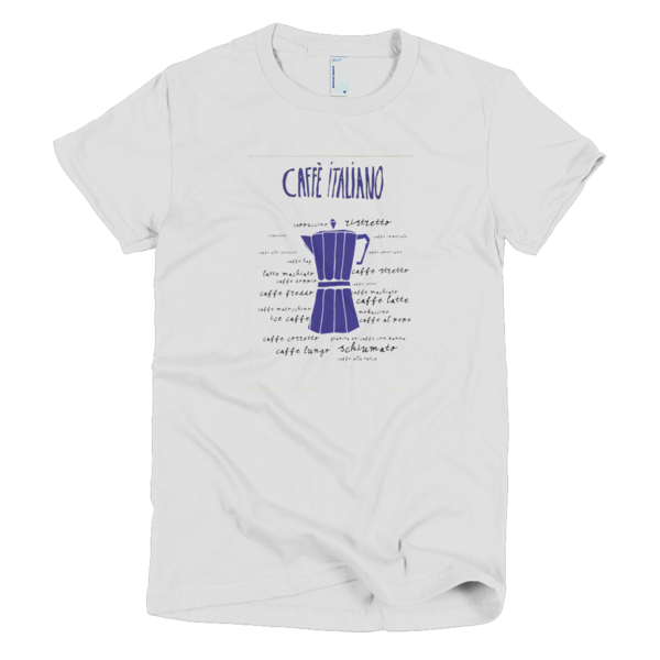 "Caffè Italiano" short slee...