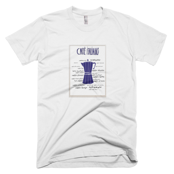 "Caffè Italiano" short slee...
