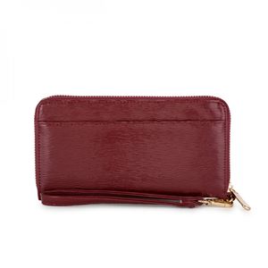 Kate Burgundy Faux Textured...
