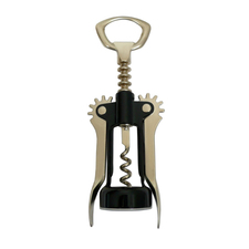 Corkscrew, twin lever, Black