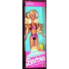1991 Barbie Sun Sensation Skipper with Dazzling Jewelry!