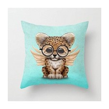 Throw Cushion Covers 16 X 16 Inches / 40 By 40 Cm(Each Side) Nice Choice For Kids Boys,Car Seat,Lover,Wedding,Christmas,Bf Animal