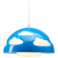 SKOJIG Pendant lamp - blue - IKEA