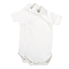 giggle Better Basics Short-Sleeve Baby Body - Set of 2 (Organic Cotton)