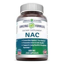 Amazing Formulas NAC 600 Mg 250 Capsules