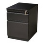 2 Drawer Mobile Pedestal File Finish Black