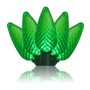 Wintergreen Lighting 25 Light C9 Green LED Christmas Lights