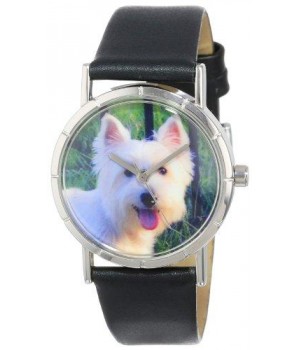 Westie Photo Watch in Silve...